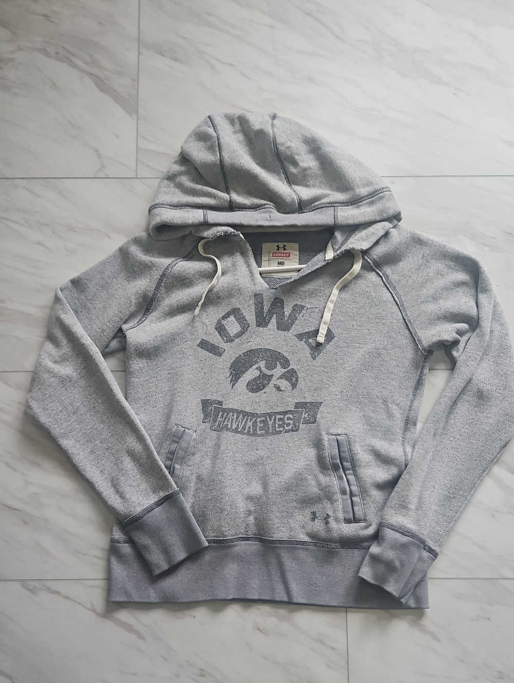 Under Armour Gray Iowa Hawkeyes Sweater